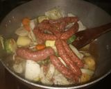 صورة لخطوة 1 من وصفة ارز بالخضر والشمبينيو والمرڨاز 🍵