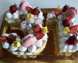 Foto del paso 9 de la receta: Torta de numeros