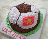 Hình bước làm 4 của món Bánh kem hình trái banh