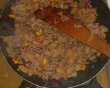 A picture of step 2 of Sofie's Nacho plate.