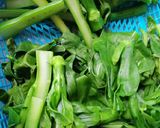 Hình bước làm 1 của món Cải ngồng mập xào tỏi