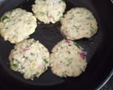 A picture of step 2 of Nariyal ki tikki.