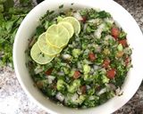 A picture of step 5 of Tabbouleh Salad.