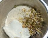 A picture of step 2 of Healthy Sprout Dahi Vada Chaat.