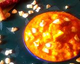 A picture of step 5 of Shahi paneer.