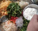 A picture of step 2 of Healthy Vegetable Crispies.