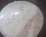 A picture of step 3 of Tri color kheer.