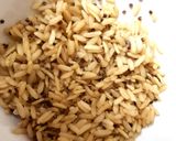 A picture of step 1 of My Wholemeal rice + Quinoa Cheese Salad. 🙄.