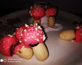 A picture of step 15 of Eggless Button Top 🍄 Mushroom Sugar Cookie.