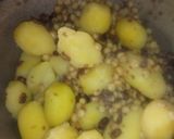 A picture of step 3 of Spinach Mukimo.