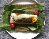 Foto langkah ke 6 dari resep Nasi Bakar Ati Ayam Kecap Pedas.