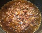 A picture of step 6 of Baked Beans of the Plains.