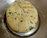 A picture of step 2 of Lauki Paratha with Boondi ka Raita.