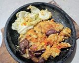 Foto langkah ke 3 dari resep Tempe terong kobis penyet.