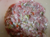 Hamburguesas de pollo y zapallito
