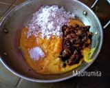A picture of step 3 of Goan Panache Dhonas.