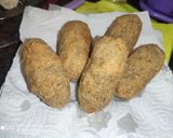 Foto del paso 3 de la receta: 💥Bastones de carne y queso💥