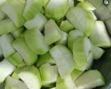 A picture of step 1 of Lauki,tori ki masalydar sabzi.