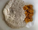 A picture of step 2 of Oil free Sweet Potatoes Chapaties/Roti/Parathas.
