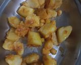 A picture of step 2 of Aloo Chaat.