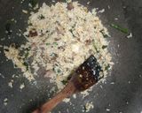 Foto langkah ke 3 dari resep Nasi Goreng Daun Ginseng Daging Sapi.