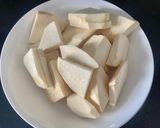 Hình bước làm 1 của món Sake chiên