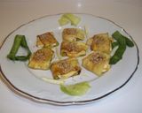 Foto del paso 7 de la receta: Libritos de calabacín y queso con sésamo
