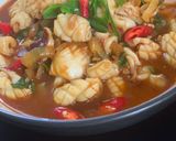 Foto langkah ke 3 dari resep Cumi saos padang.