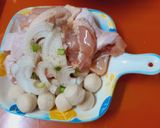 Hình bước làm 1 của món Mì lẩu Thái