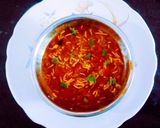 A picture of step 4 of Tasty chatpattu Kathiyawadi sev tomato shaak(sabji).