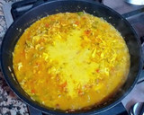 Foto del paso 12 de la receta: Arroz con roux de curry japonés, huevas y cocochas de calamar