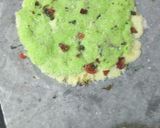 A picture of step 2 of Coconut paan roll.