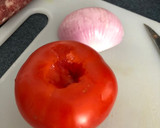 Foto del paso 1 de la receta: Tartar de fuet y tomate con Joyful Coast