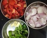 A picture of step 1 of Tomato corn bhurata.