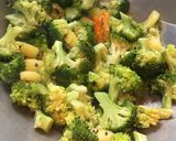 A picture of step 4 of Broccoli Curry.