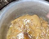 A picture of step 6 of Moong dal Halwa.