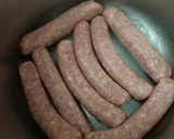 Une image de l'étape 1 de Saucisses de toulouse et légumes à la nutricook seb.