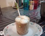 A picture of step 2 of Cold coffee with ice cream.