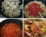 Foto del paso 6 de la receta: Merluza con salsa de langostinos mejillones y almejas