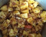 A picture of step 4 of Hingwale Aloo.