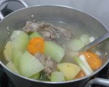 Hình bước làm 3 của món Canh xương hầm củ