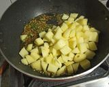 A picture of step 10 of Dry Mixed Vegetable.