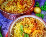 প্রন বিরিয়ানি (prawn biriyani recipe in Bengali) রেসিপি ধাপ - 7 ছবি