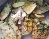 A picture of step 1 of Pineapple drink my own way.