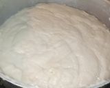 A picture of step 1 of Semovita swallow.
