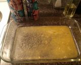 A picture of step 1 of Cinnamon Roll French Toast Bake.