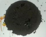 A picture of step 4 of Oreo lava cake.