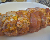 Foto del paso 6 de la receta: Cinta de lomo rellena con frutos secos y manzana