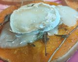 A picture of step 6 of Roasted Butternut Squash with Goat Cheese and Honey.