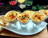 A picture of step 2 of Papad cone chat.